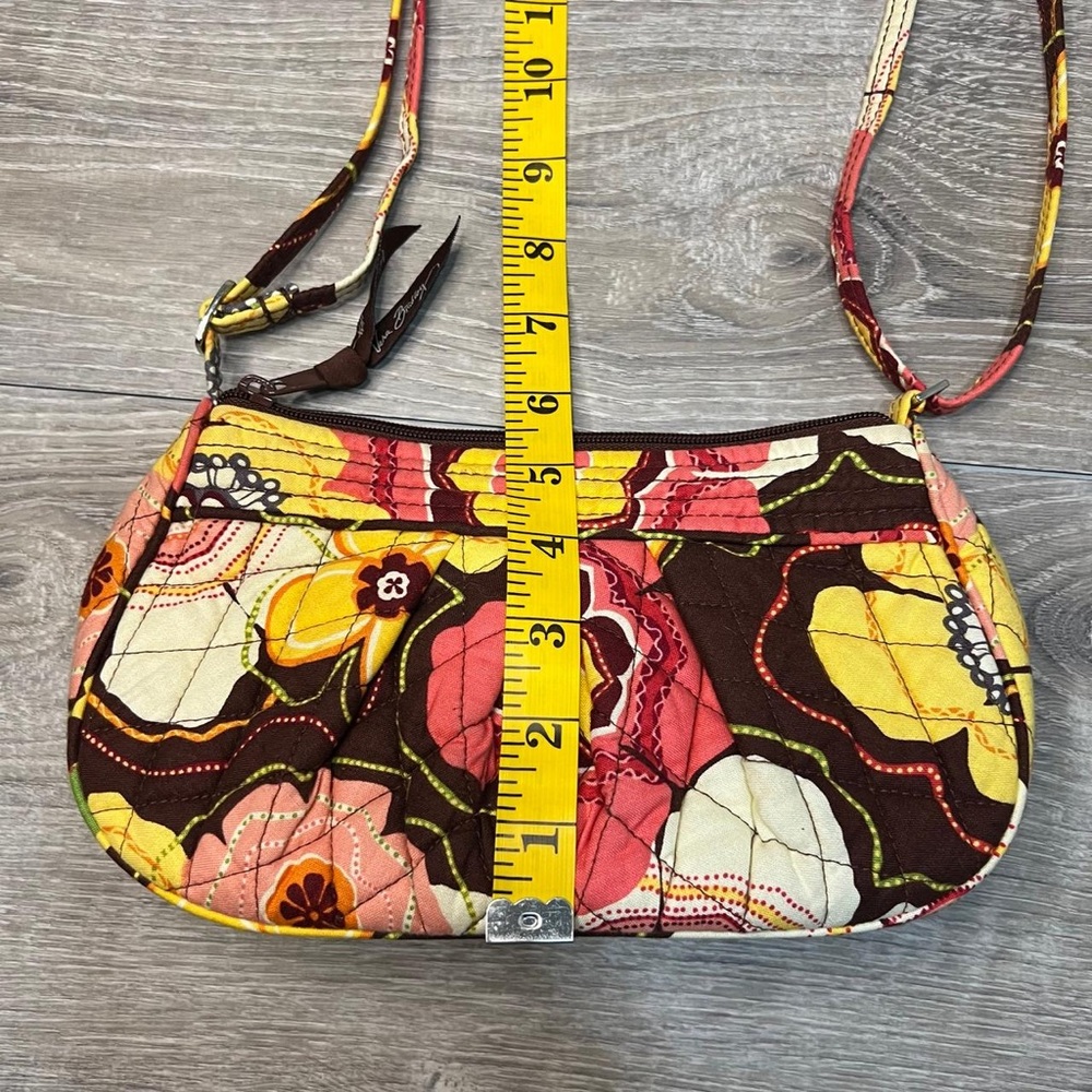 Vera Bradley Frannie Crossbody or Shoulder Bag and Zip Pouch in Buttercup - NWOT - Picture 5 of 11